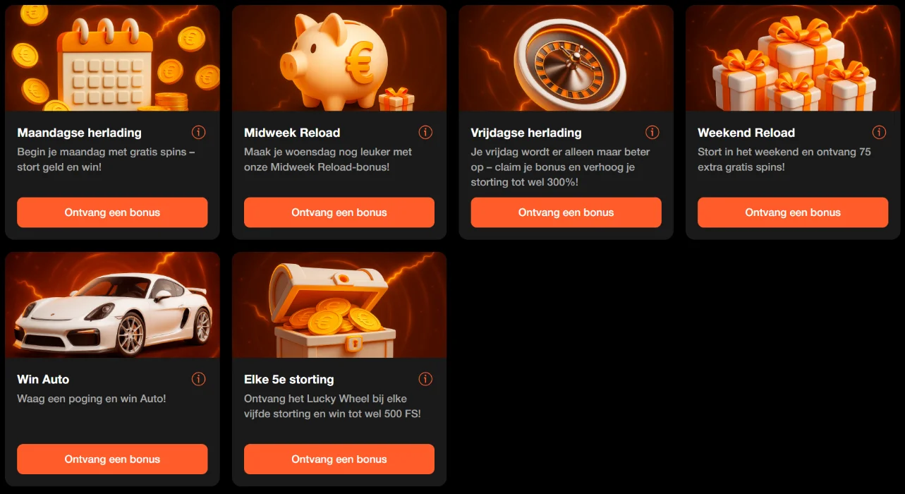 Betoranje Casino Promoties